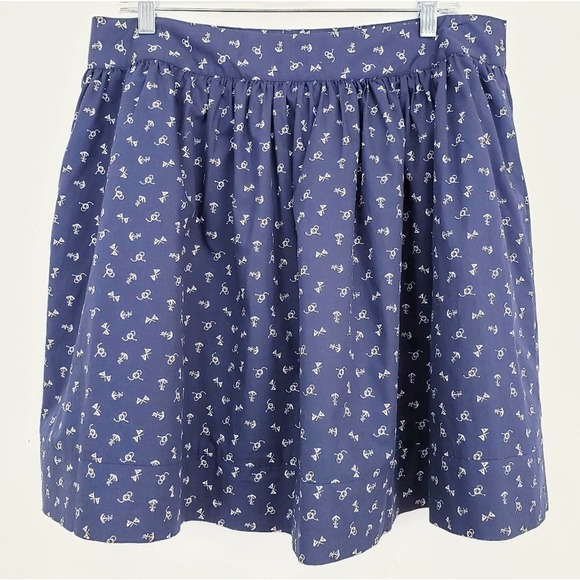 Vineyard Vines Dresses & Skirts - 𝅺Vineyard Vines by Shep & Ian Nautical  Blue Cottom Lined Anchor Skirt 12